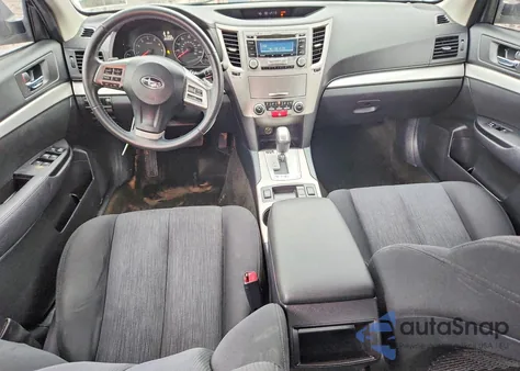 2013 Subaru Legacy 2.5I Premium из США, поврежденный, VIN 4S3BMBC63D3009191